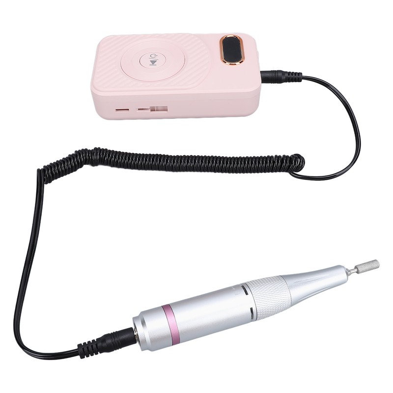 Nail Drill Machine Rechargeable Portable 0‑45000rpm LCD Display Electronic Nail