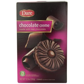 Dare Cookies, Chocolate Creme, 12.3-Ounce Packages (Pack of 6)