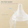 Gulicola Natural Glass Baby Bottle for Breastfed Babies, Anti-Colic Baby
