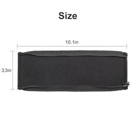 M50X Headband Cover Replacement Headband Protective Cover Compatible with Audio Technica ATH M50X M50 M50S M40X M40 M40FS M30 M30X M20X Headphones Headband Cushion Pad Cover Repair Parts (Black)