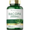 Bacopa Monnieri 2000 Mg Suplemento Sin Gluten 180 Capsulas Sabor