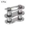 sourcing map 4Pcs #35 Chain Master Connector Link Roller 3/8"