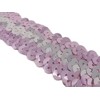 キラリ手芸部 No.1700スパンコールブレード収縮性タイプ_ピンク色_幅3.0cm×長さ2ｍ巻き シークイン sequin