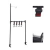Folding Camping Shelf Desktop Storage Stand Rack Hanging Organizer with