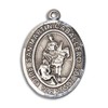 Bonyak Jewelry Saint Medal Collection Sterling Silver San Martin Caballero