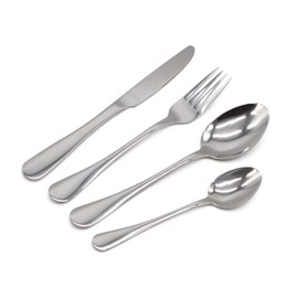 Cutlery Sets 32 Piece Stainless Steel Spoons Forks Dining Tableware Dinnerware Sets Glim&Glam (Stainless Steel, 32pcs Set)
