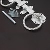 Infinity Decor 6” 150mm Heavy Duty Twisted Ring Rustproof Gate