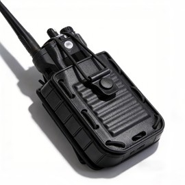 Duty Belt Radio Holder, MOLLE Radio Holster, Compatible with APX6000/APX8000/GP350/HT750/MT500/MT1000/MTS2000, Smart Tension Radio Belt Holster, Lightweight Duty Belt Accessories for Tactical Vests
