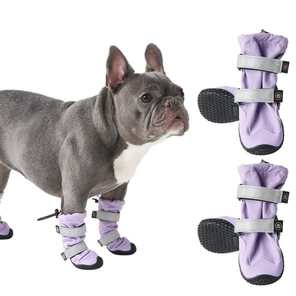 Spark Paws Dog Shoes, Water Resistant Dog Boots for Medium
