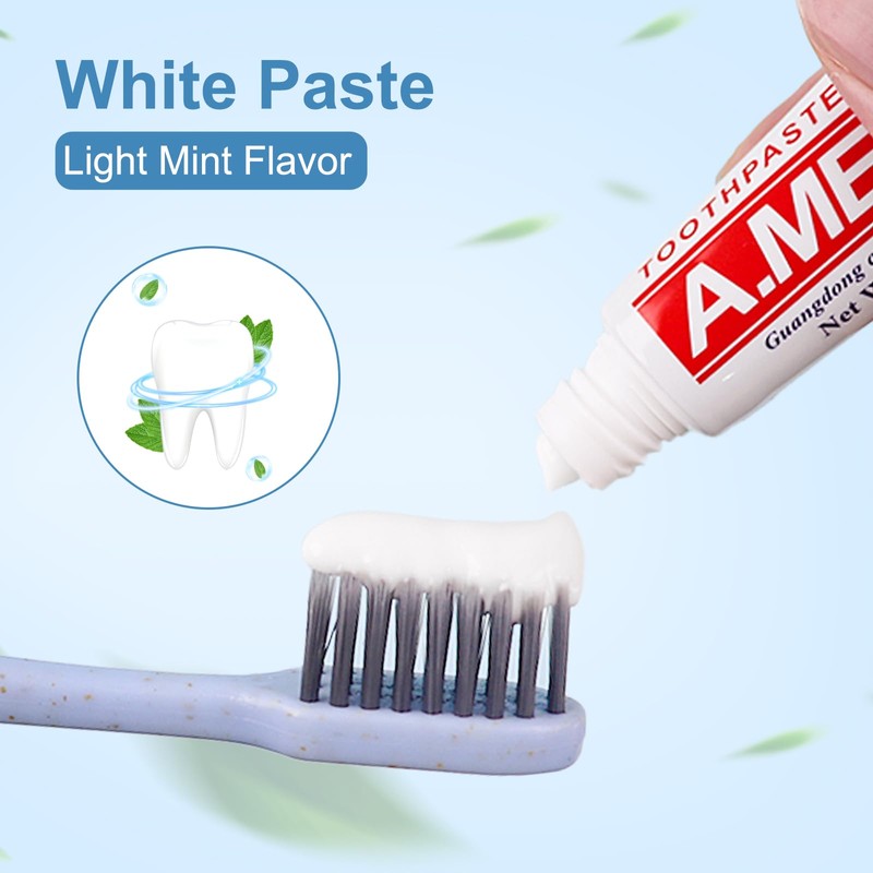 Toothpaste Bulk Travel Size, Disposable Small Travel Portable Mini Compact