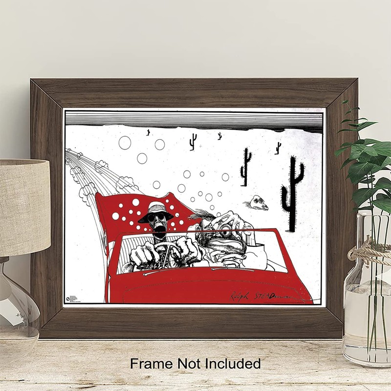 Póster de Ralph Steadman Fear and Loathing sin marco, 30