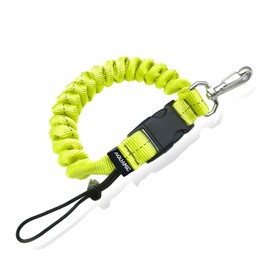 nitescuba Spiral Cable Spring Coil for Diving, Diving Accessories, Anti-Lost Spring Coil Lanyard with Quick Release Buckle for Underwater Cameras and Diving Flash Lights, yellow