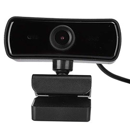 ciciglow Cámara Web 4K HD con micrófono Incorporado, cámara Web USB HD de Pantalla panorámica, cámara Web de computadora de transmisión para transmisión en videoconferencia(Negro)