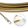 VGongTech 50ft / 15m Electrical Spring Wire Threader Fish Tape