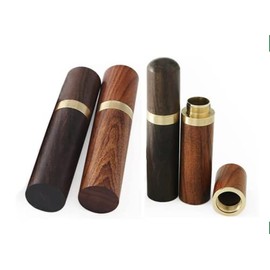 4 Pcs Sewing Needles Holder Storage Case, Wood Needle Case Portable Mini Sewing Needles Holder Storage Case Box for Storing All Kinds of Fine Needles, Wood Box Hand Crafts Knitting Toothpick Holder