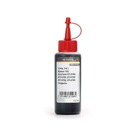 Refill Ink compatible for Epson 102, EcoTank ET-2700, ET-2750, ET-3700, ET-3750, ET-4750 magenta (non OEM) 500 ml