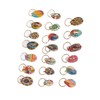 20pcs Shell Dreadlocks Ring DIY Cute Exqusite Hair Braiding Pendant