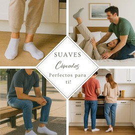 Specialfit Socks Tines Cortos Hombre y Mujer – Algodón Premium, Suaves, No se Enrollan, Antiodor y Cómodos para Ejercicio y Uso Diario, 6 Pares