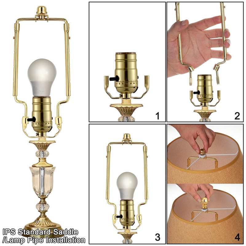 7 8 9 10 inch Lamp Shade Harp Holder,Adjustable Lamp