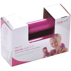 top | vit® Dumbbells I Dumbbell Cast Vinyl Covered Dumbbell Set of Two Dumbbells I for Men, Women and Seniors | Available in 7 Weights, pink