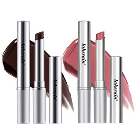 Almost Lipstick Tinted Lip Balm, Sheer Formula Lip Care Balm, Black and Pink Moisturising Lipstick for Repair Dry Lips, Pack of 2