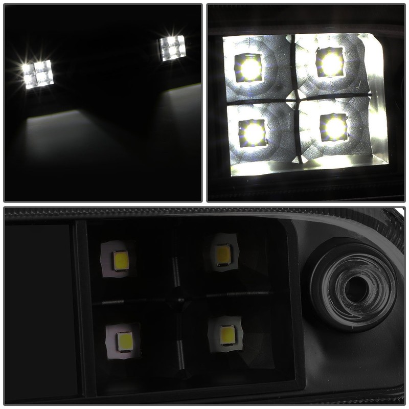 DNA MOTORING 3BL-FSPRAN99-3D-LED-BK-SM Black Housing 3D LED High Mount 3rd