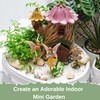PRETMANNS Fairy Garden House Kit - Colorful Accessories, 7" House