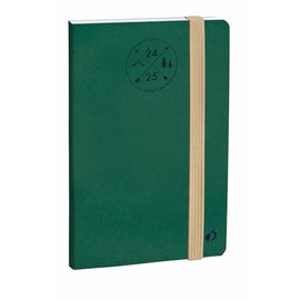 Quo Vadis - Calendar 16 Months - 2024 - 2025 - Planner 21 SD - Weekly Planner Notes - Multilingual - Everest - Green - 16 Months September to December - 15 x 21 cm - Clairefontaine Paper White