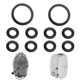 OLAWIS Connector Seal Washer Air Pump Washer for Coleman 54xxx, 90xxx, 600xx, and 1380x Also Apply to Bestway/Saluspa/SaluSpa Lay-Z-spa A Inflatable Hot Tub Hearter Spa Replacement Parts (2A + 8B/C)