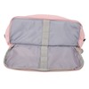 Pen Pencil Case 3 Compartments Canvas Portable Large Capacity Pencil