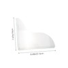 LABRIMP Bath Tub Splash Guard for Walk-in Shower 2 Pack