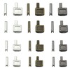 YFFSFDC Zipper Pull Parts Latch Slider Zipper Repair Kit 3