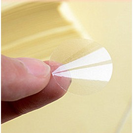 Creve Cell Sealing Sealing Seals Round Transparent Envelopes, Letters, 0.8 inches (2.0 cm), 0.8 inches (20 mm), Ultra Compact Sheets (200 Sheets)