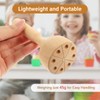 NIIIYTYB Wooden Playdough Tools Set Clay Stamps and Press Molds
