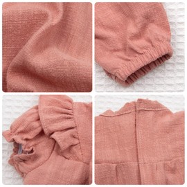 Reborn Baby Girl Doll Clothes 18 inch Newborn Pink Jumpsuit for 18-20 inch Reborns Baby Doll
