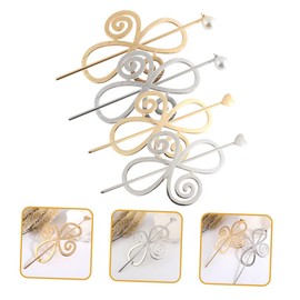 Baluue Luxury Hair Sticks Set Metal Hair Pin Clip Barrette for Buns Women's Hair Accessories