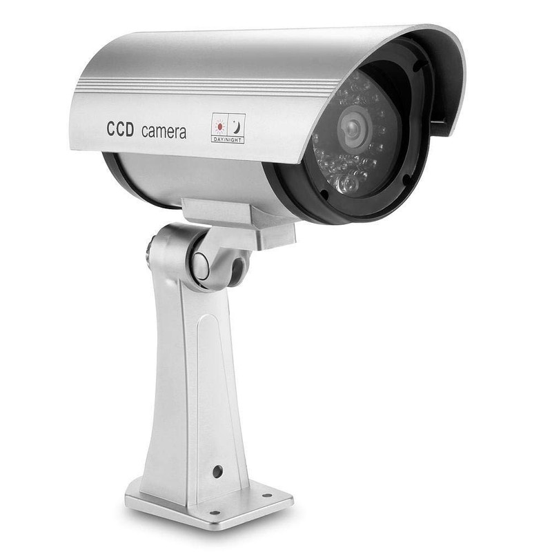 2 x Professional Surveillance Cameras Dummy Outdoor Cameras Dummy Camera