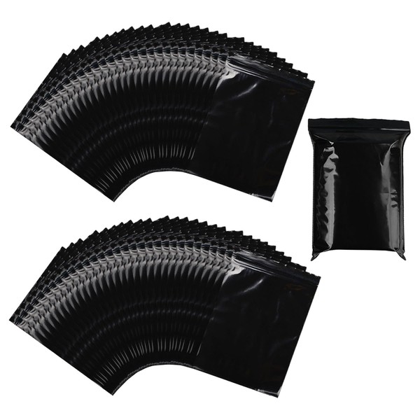 Pack of 100 Black Hygiene Bags, Sanitary Napkin Hygiene Bags,