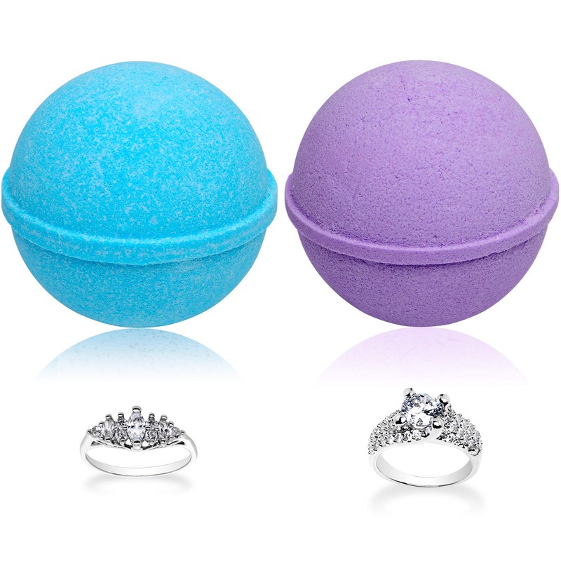 Ocean Breeze Lavender Bath Bombs Gift Set of 2 with