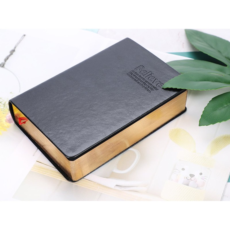 480 Pages Thick Notebook, Blank Bible Study Notebook with Soft