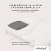 schlafgut Knitted Jersey Cushion Cover 40 x 80 cm Grey