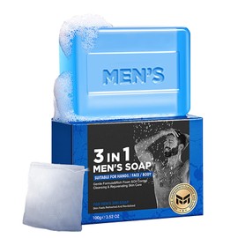 3 IN 1 Mens Soap Bar for Face and Body