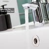 2PCS Black Overflow Ring,Sink Overflow Cover Bath Overflow Cover Replacement