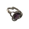 VIE Boho Blossom Crystal Ring, Amethyst