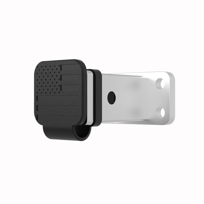 USA Black Flag Hitch Cover Plug (Fit 2" receivers)