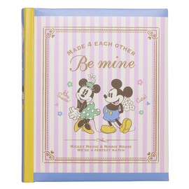 ナカバヤシ アルバム 背丸ブック式 L判 2段 160枚収納 ミッキー&ミニー 23315