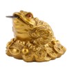 Frog Lucky Charm Frog Feng Shui Gold Plated Resin Frog