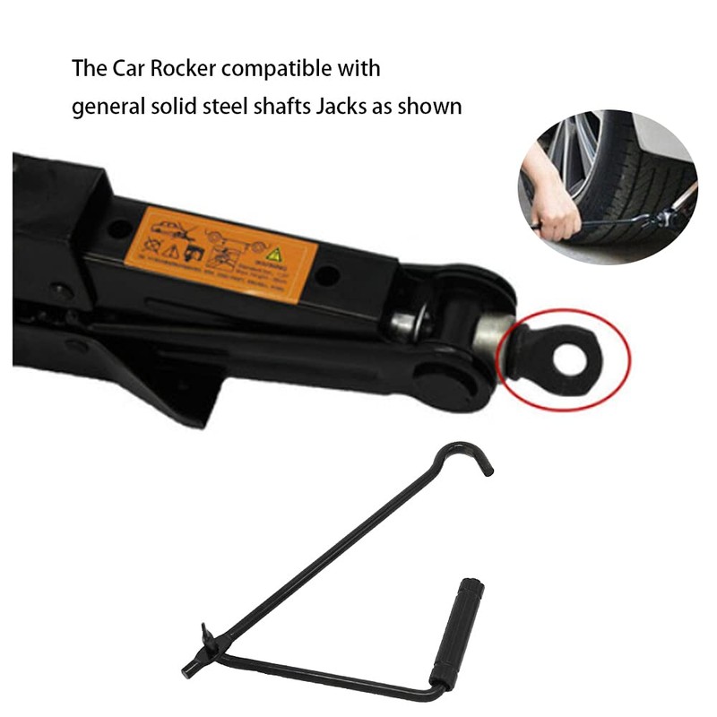 WMLBK Folding Steel Car Rocker - Car Jack Hand Crank