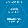 Tapcon+ 3/8 x 1-3/4 Inch Heavy-Duty Hex Head Concrete Anchors,