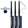 3 x Avon Glimmerstick Eyeliner in Starry Night Blue